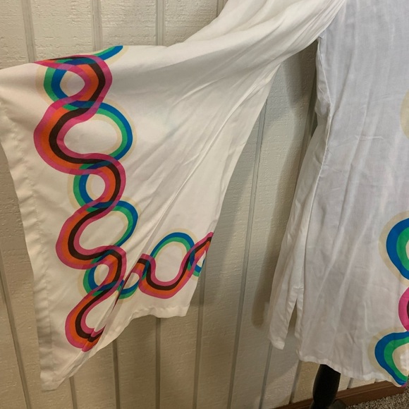 Trina Turk Kaleidoscope Caftan Swim Coverup, size XS.  NWT. - Picture 5 of 9